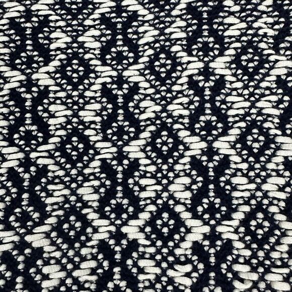 Gap Women’s Jacquard Open Front CardiganSize XS / S Navy & Cream - Picture 8 of 9